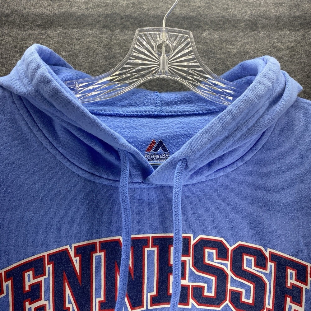 Majestic Tennessee Titans Sweater Womens Medium Blue NFL Hoodie Pullover - Picture 3 of 10